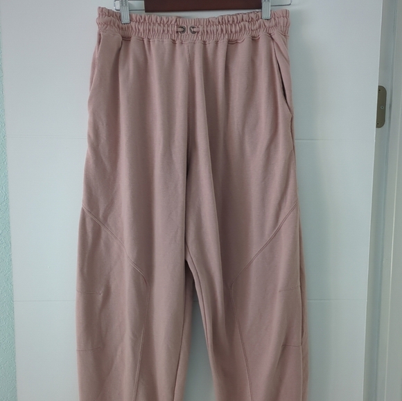 Free People Movement All Day Everyday Slouchy Boho Women's Pink Jogger Pants XS - Picture 3 of 6